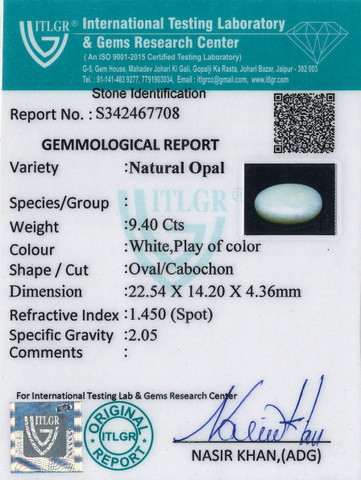 Opal - 9.4 Carat