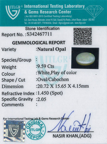 Opal - 9.59 Carat