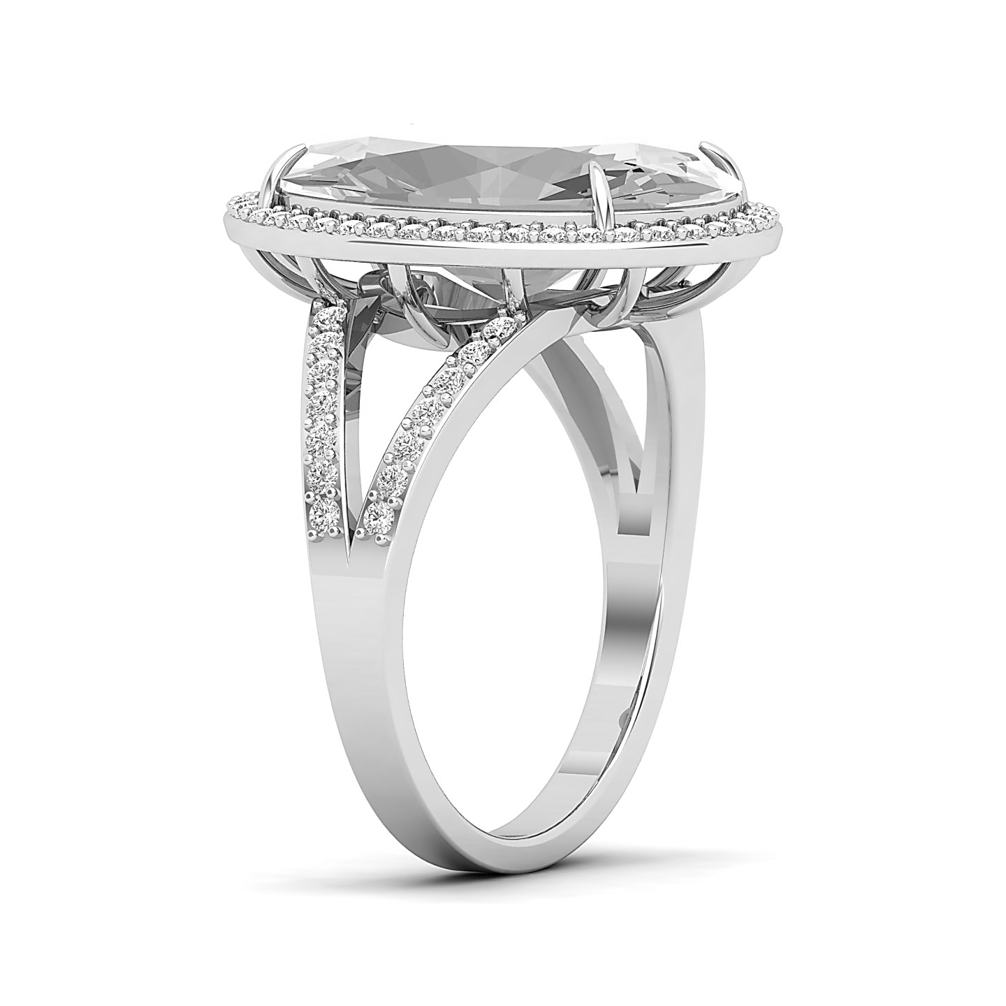 Orchid Spark White Sapphire Ring