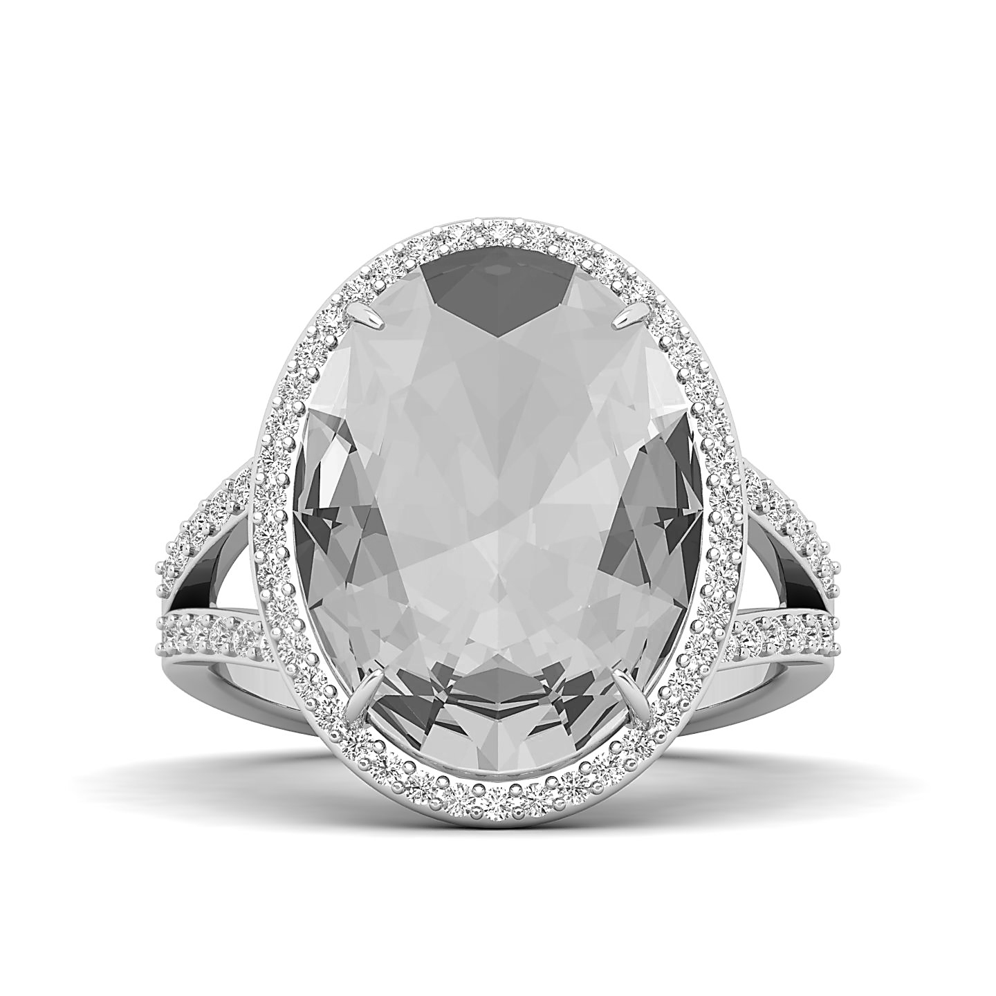 Orchid Spark White Sapphire Ring