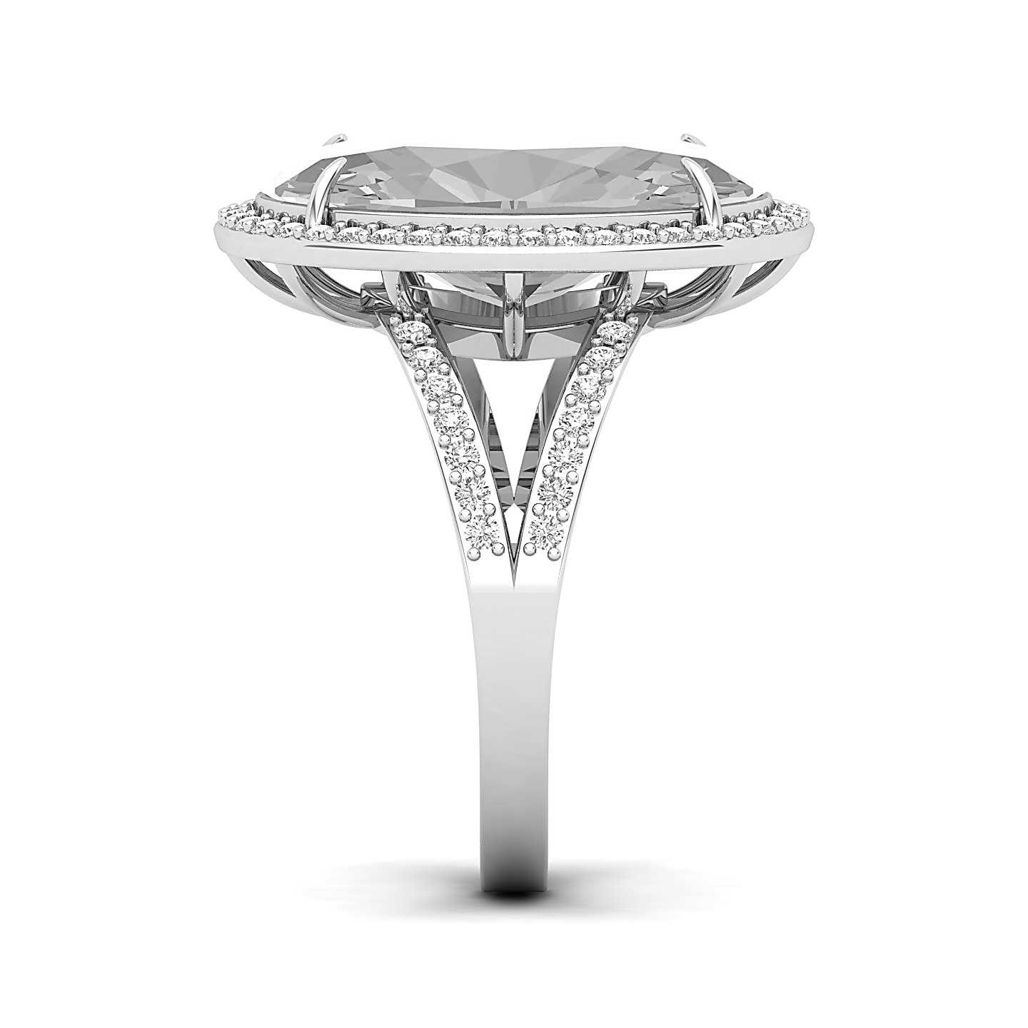 Orchid Spark White Sapphire Ring