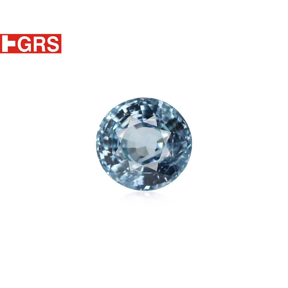 Pastel Greyish Blue Sapphire - 6.95 Carat