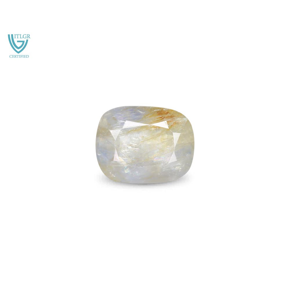 Bi-Colour Sapphire(Pitambari) - 3.82 Carat