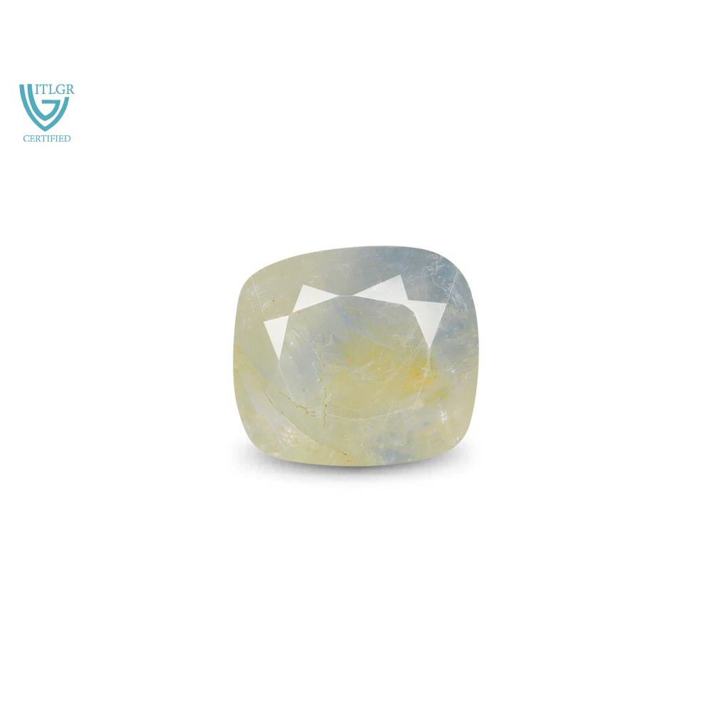 Bi-Colour Sapphire(Pitambari) - 6.11 Carat