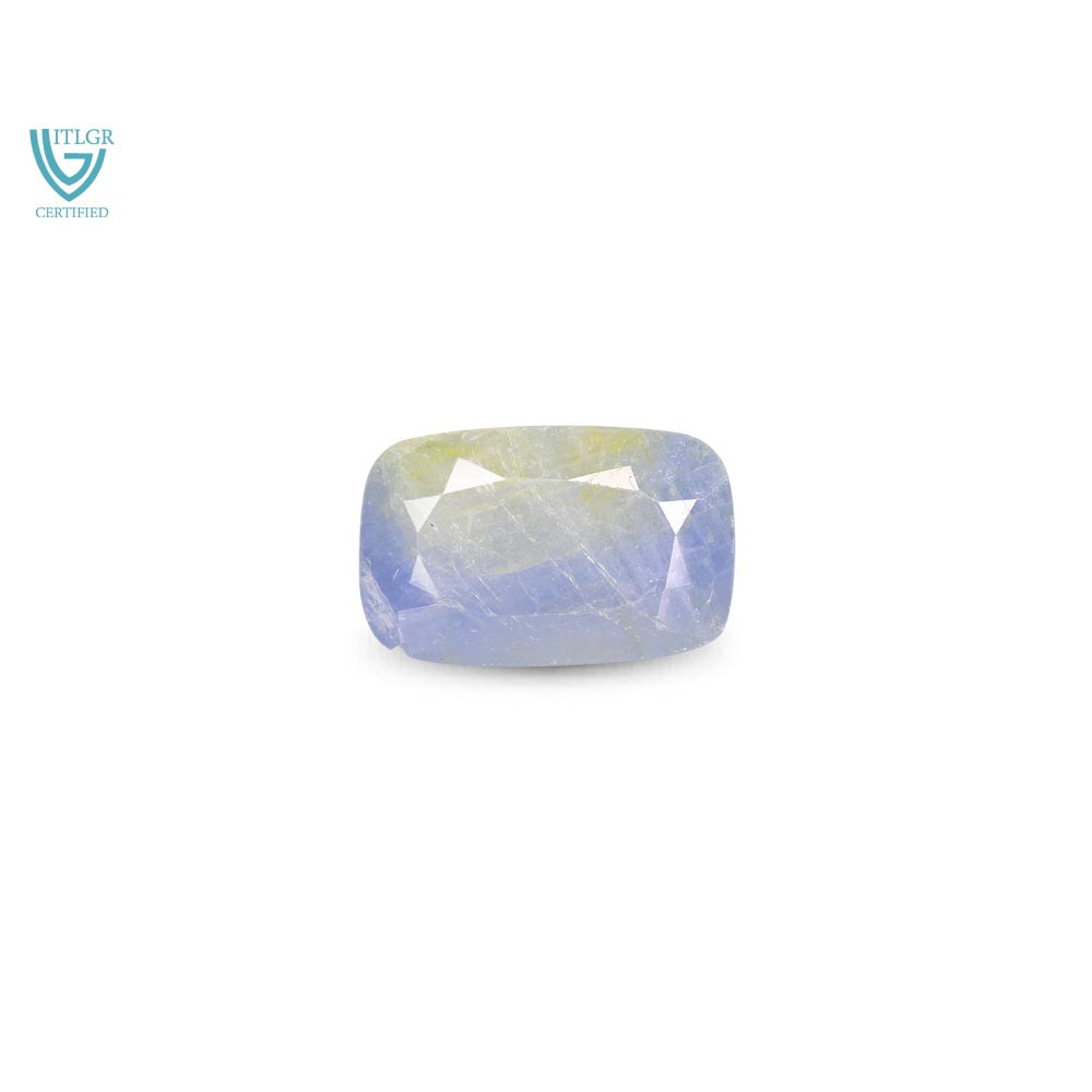 Bi-Colour Sapphire(Pitambari) - 6.56 Carat