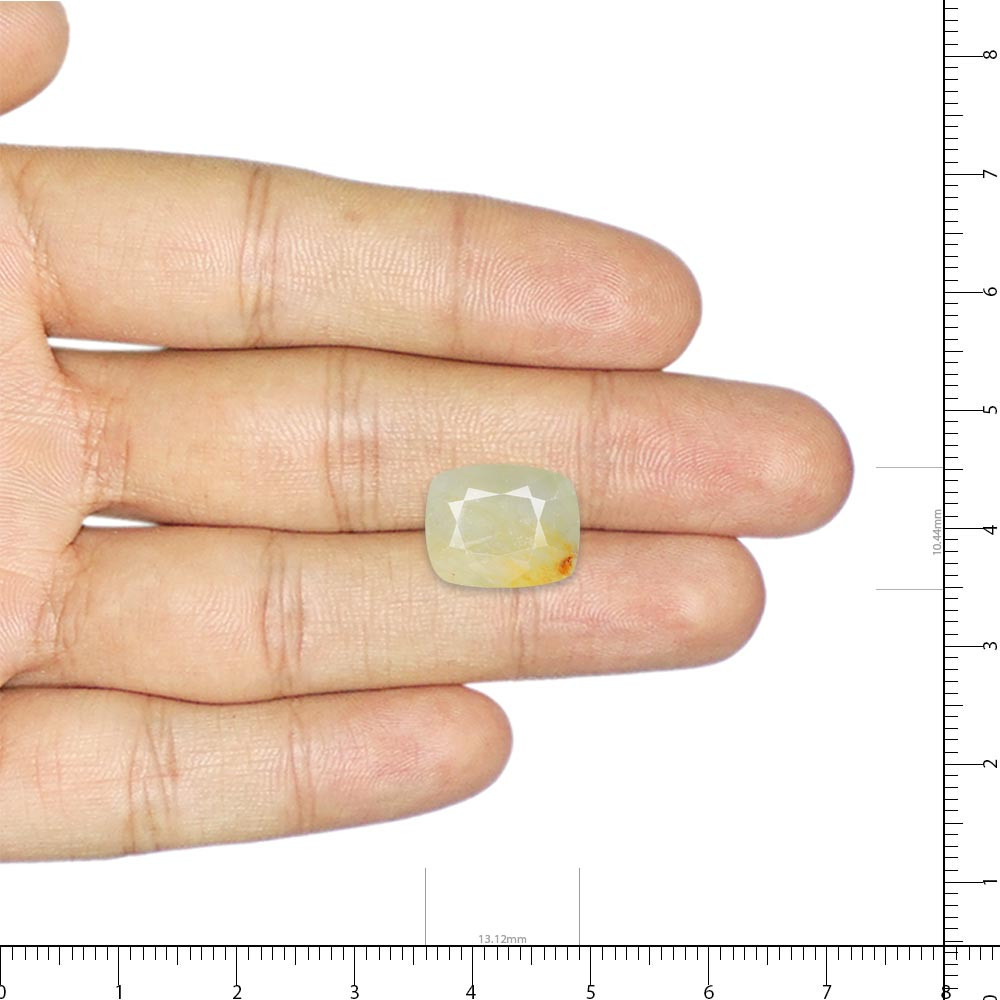 Bi-Colour Sapphire(Pitambari) - 9.31 Carat