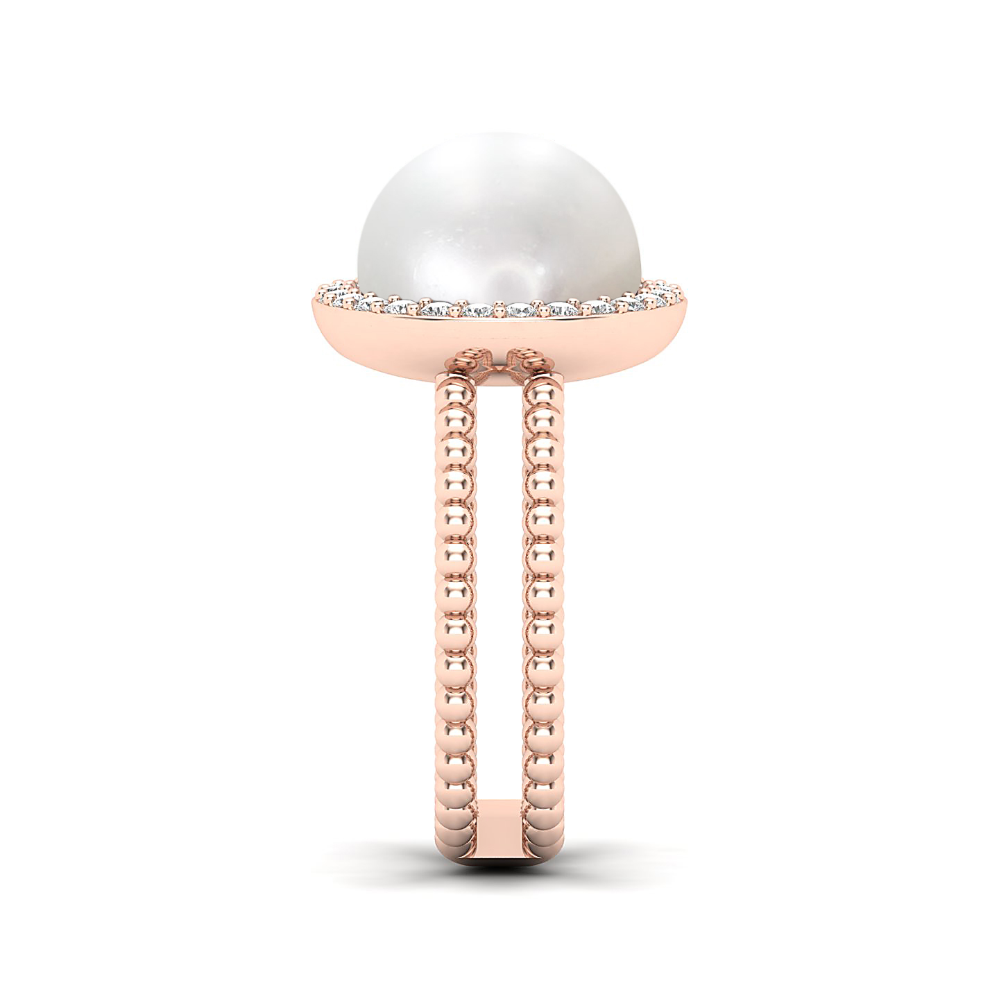 The Exquisite pearl gold ring