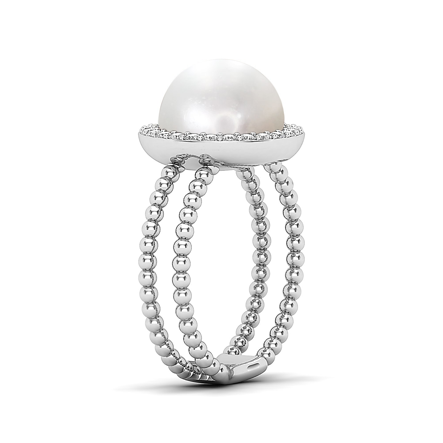 The Exquisite pearl gold ring
