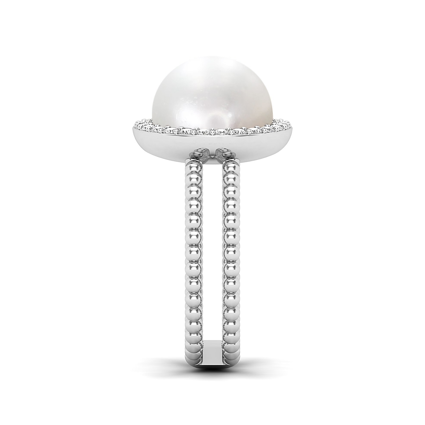 The Exquisite pearl gold ring