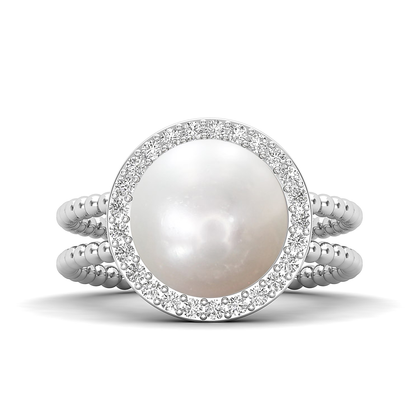 The Exquisite pearl gold ring