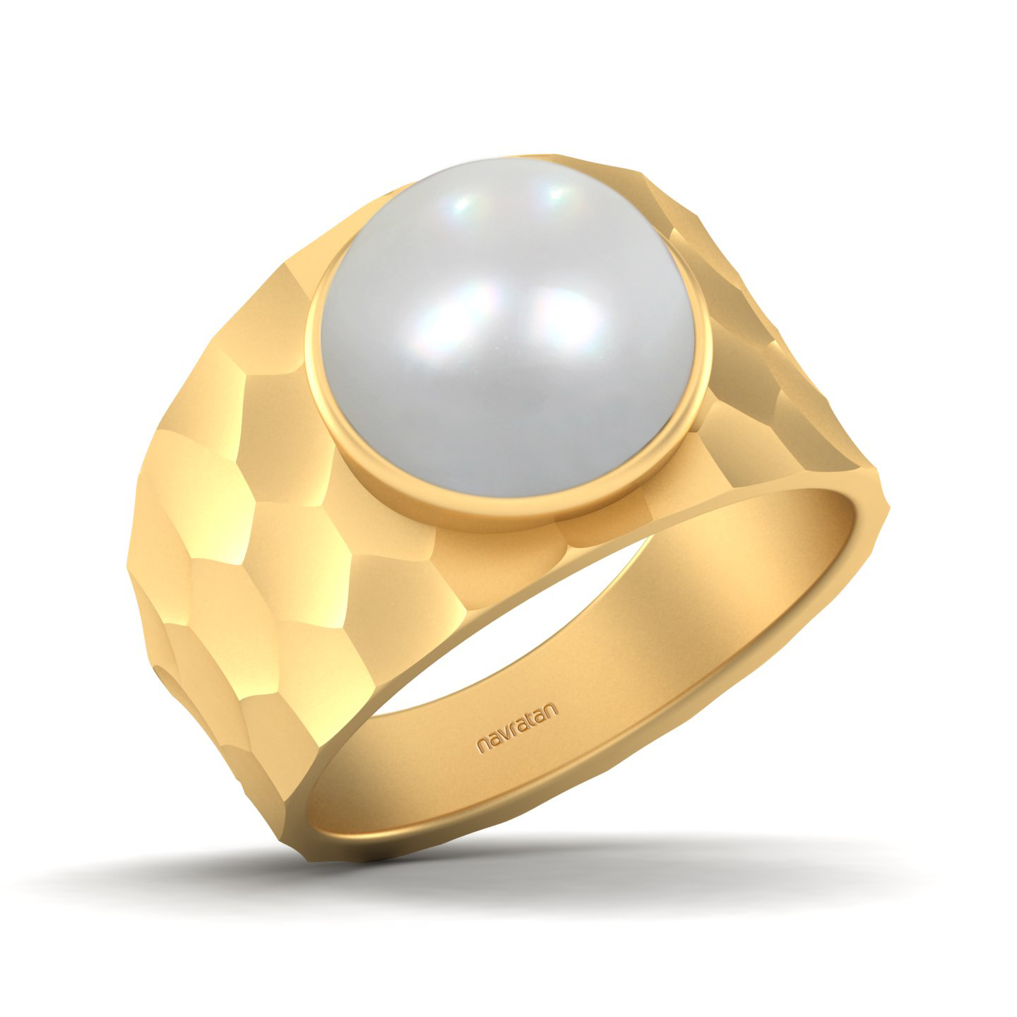 The Chunky Pearl Gold Ring