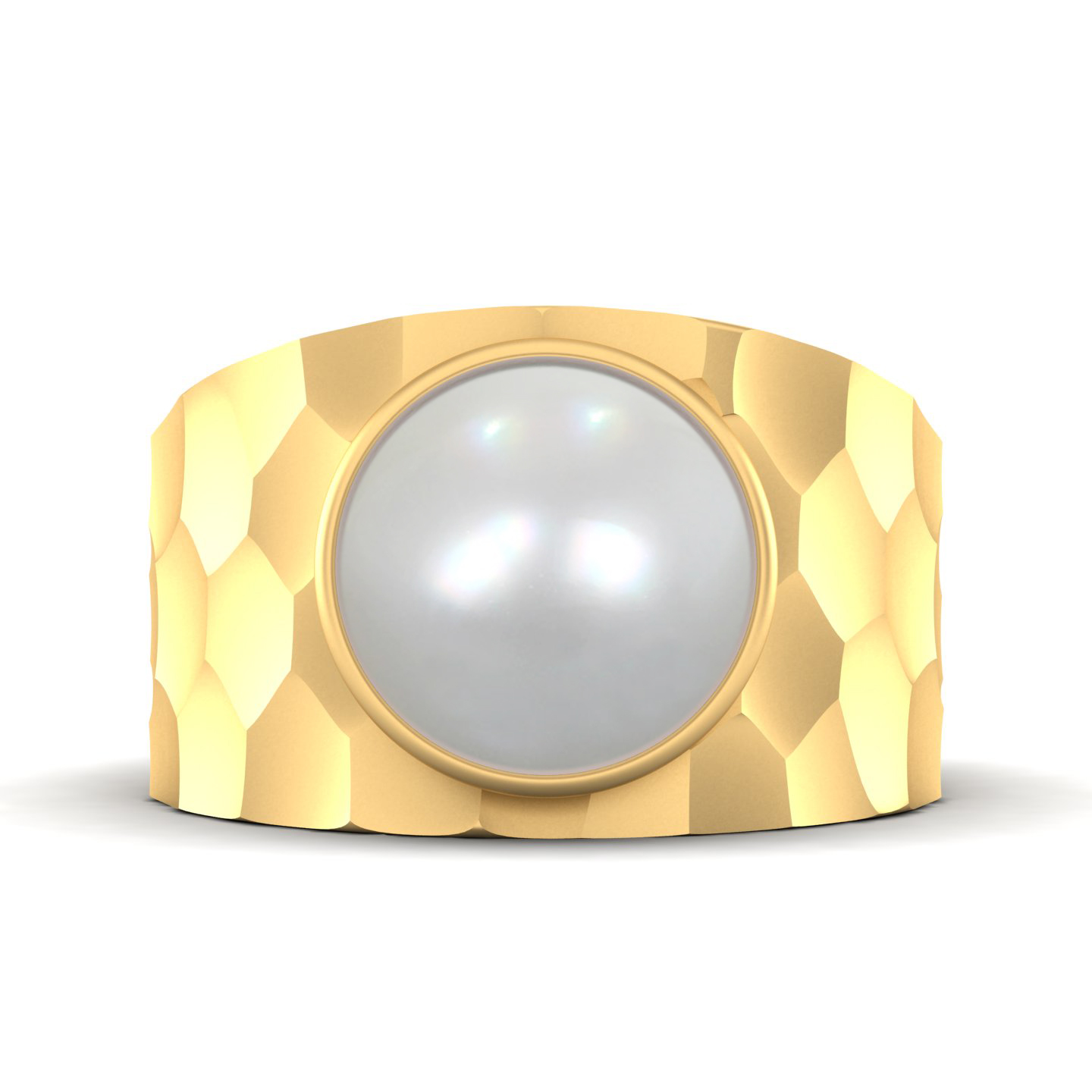 The Chunky Pearl Gold Ring