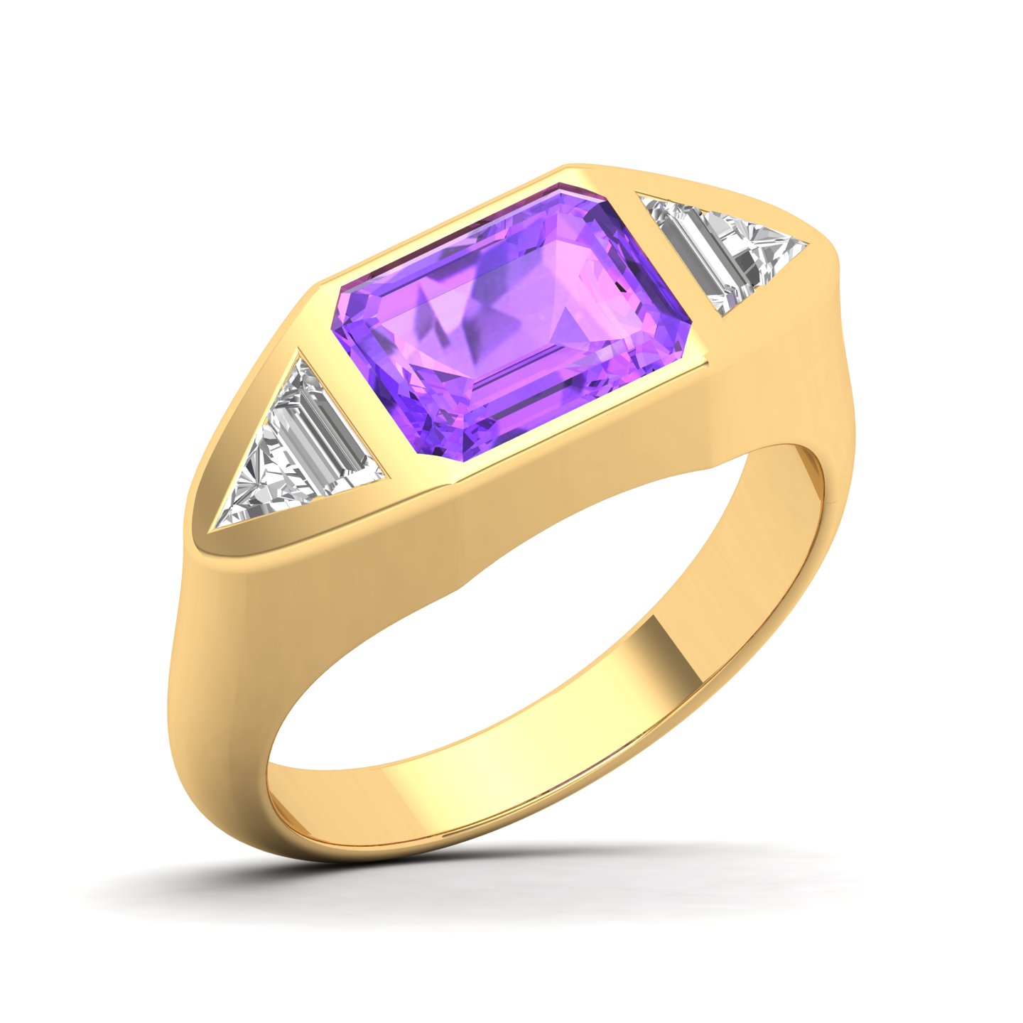 Prism of Grace Amethyst Ring