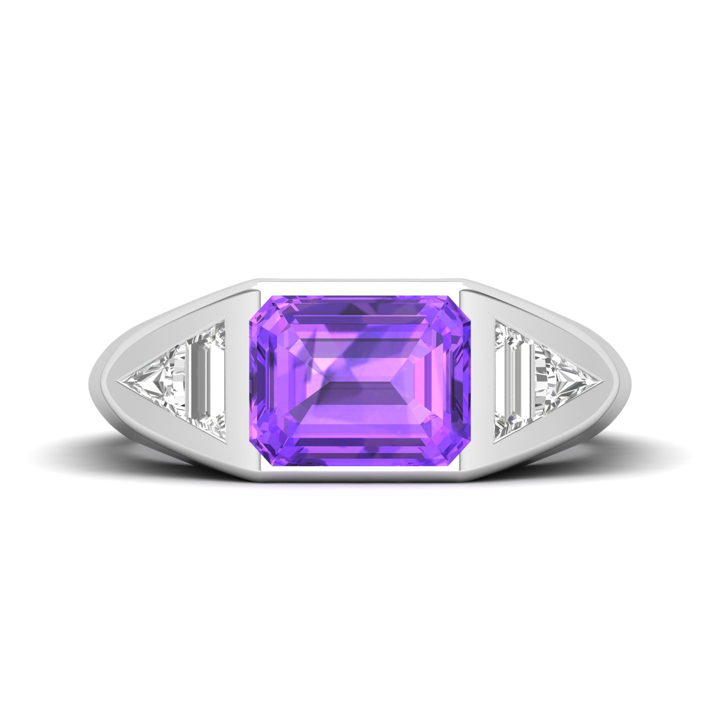 Prism of Grace Amethyst Ring