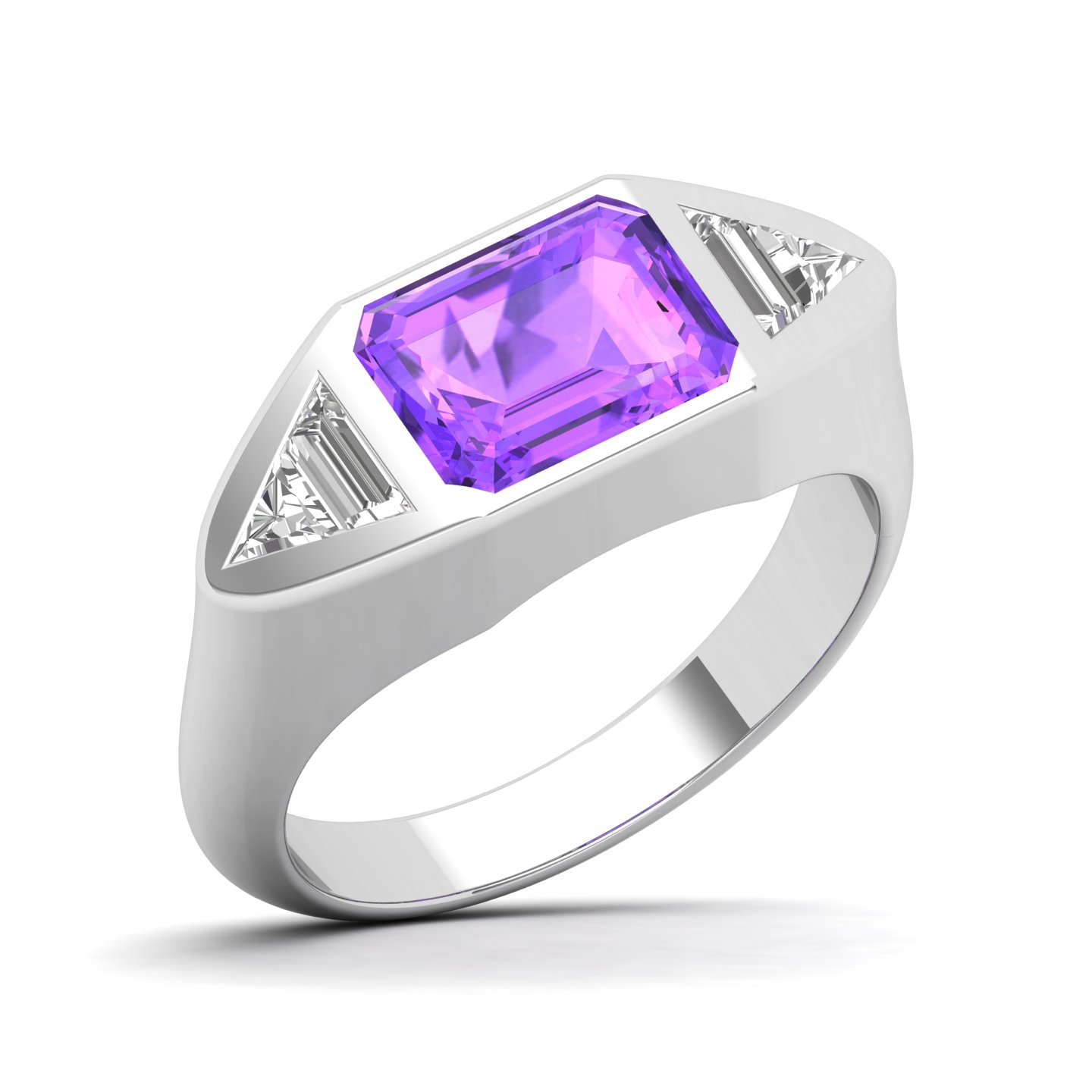 Prism of Grace Amethyst Ring