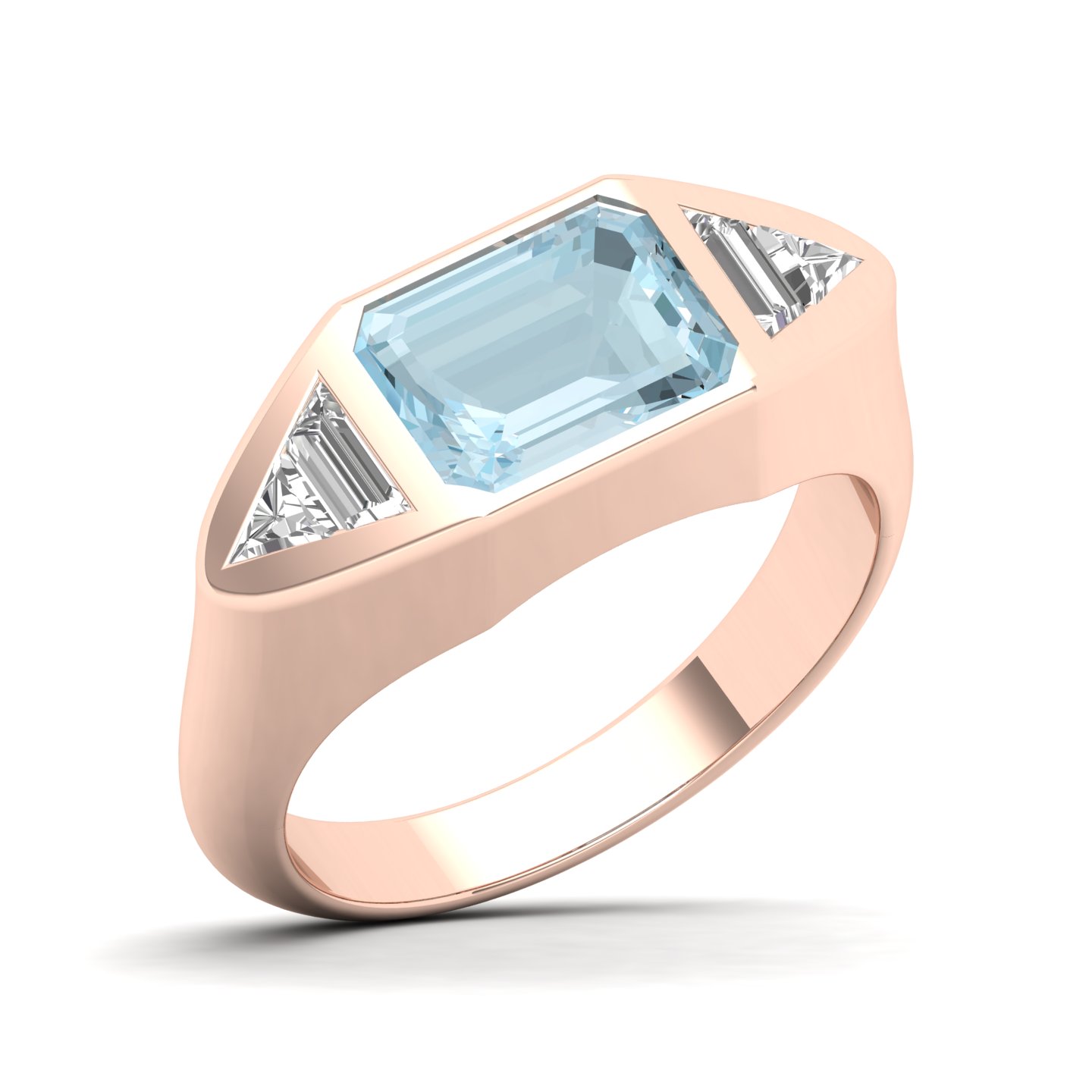 Prism of Grace Aquamarine Ring