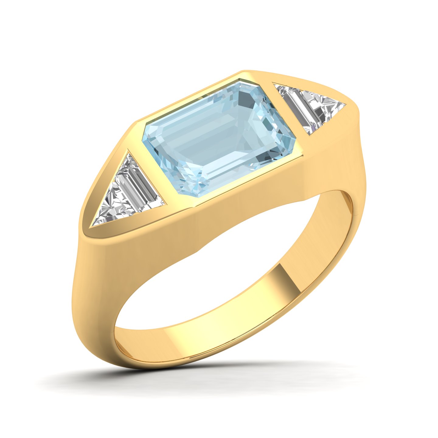 Prism of Grace Aquamarine Ring