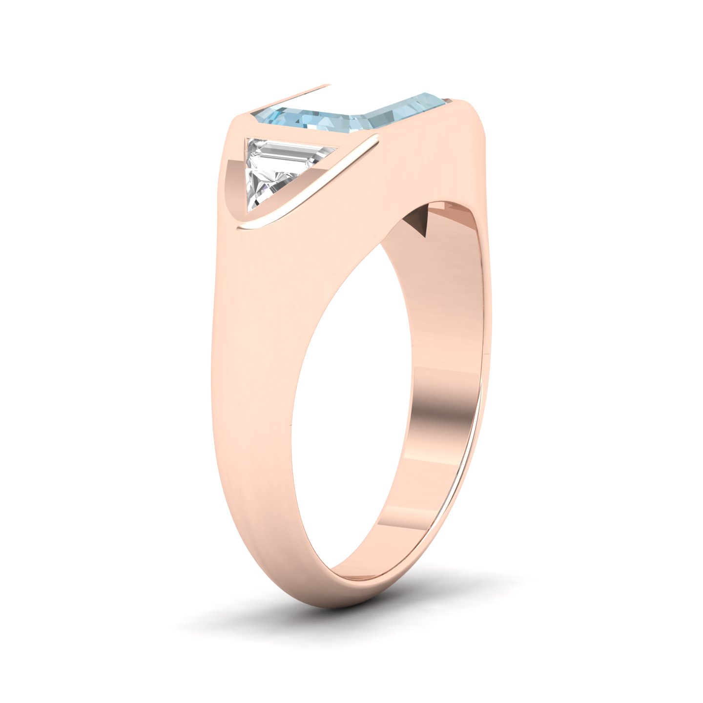 Prism of Grace Aquamarine Ring