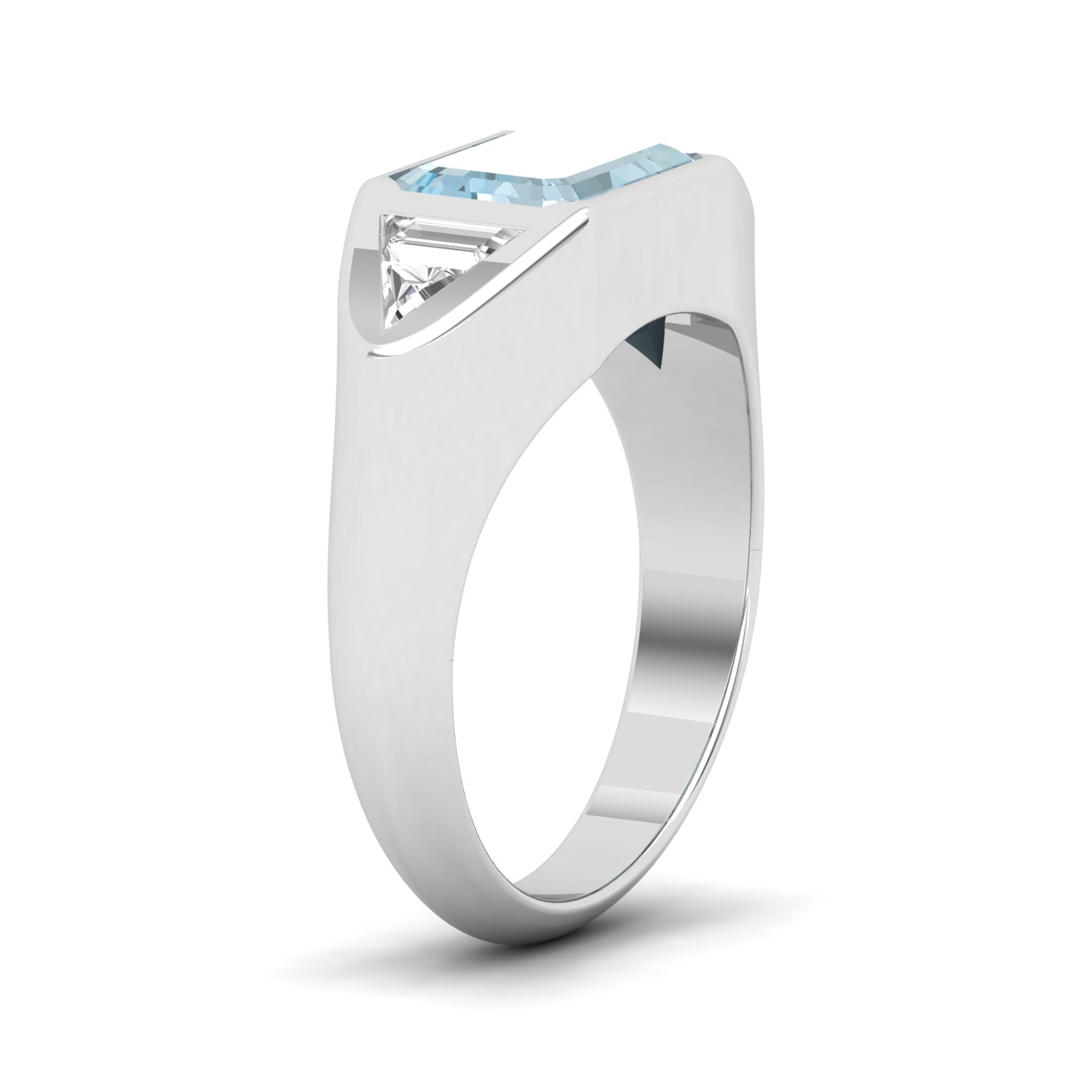 Prism of Grace Aquamarine Ring