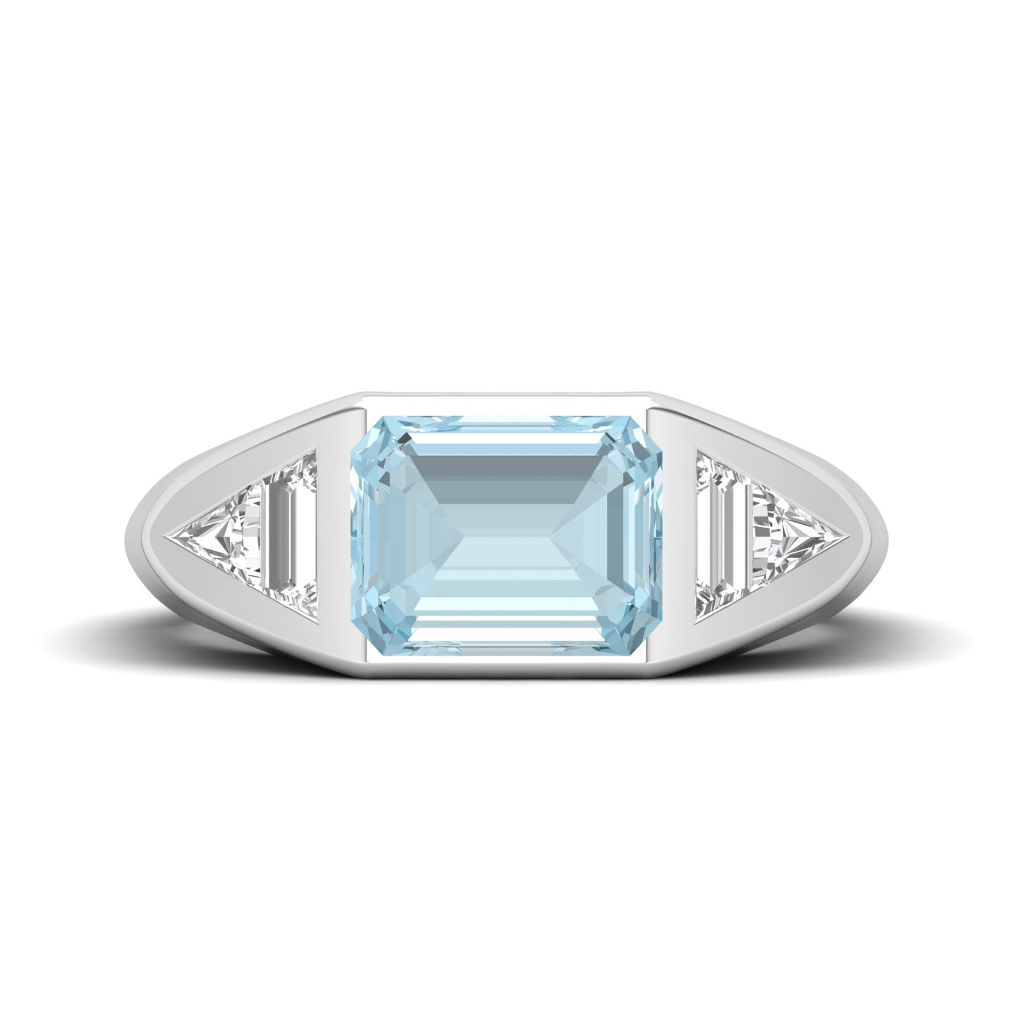 Prism of Grace Aquamarine Ring