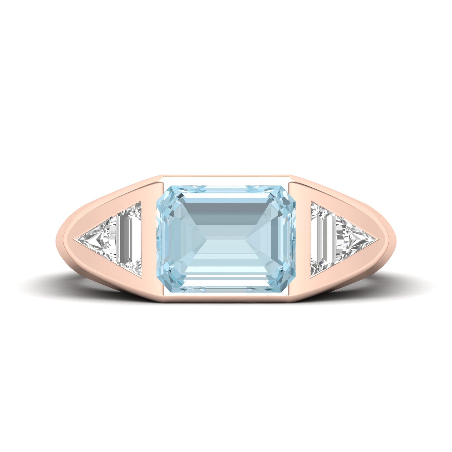 Prism of Grace Aquamarine Ring