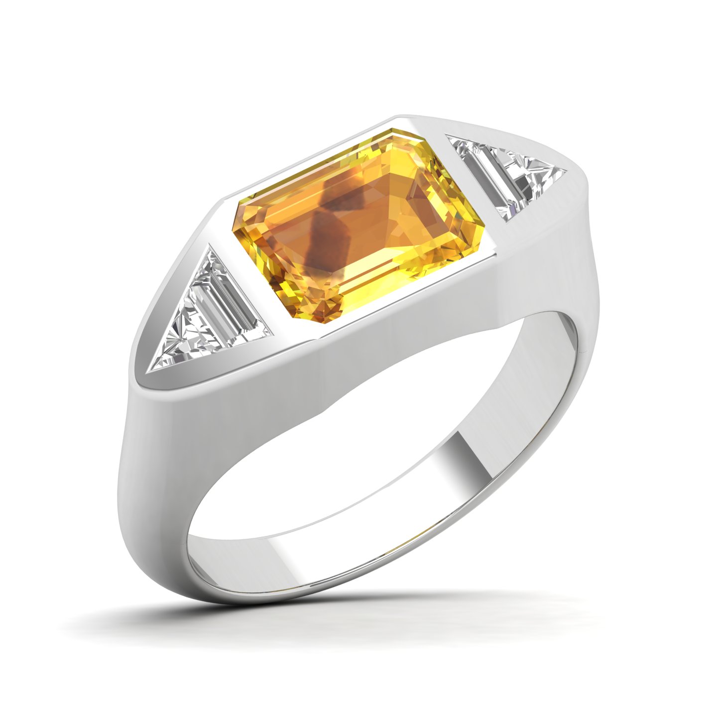 Prism of Grace Yellow Sapphire Ring