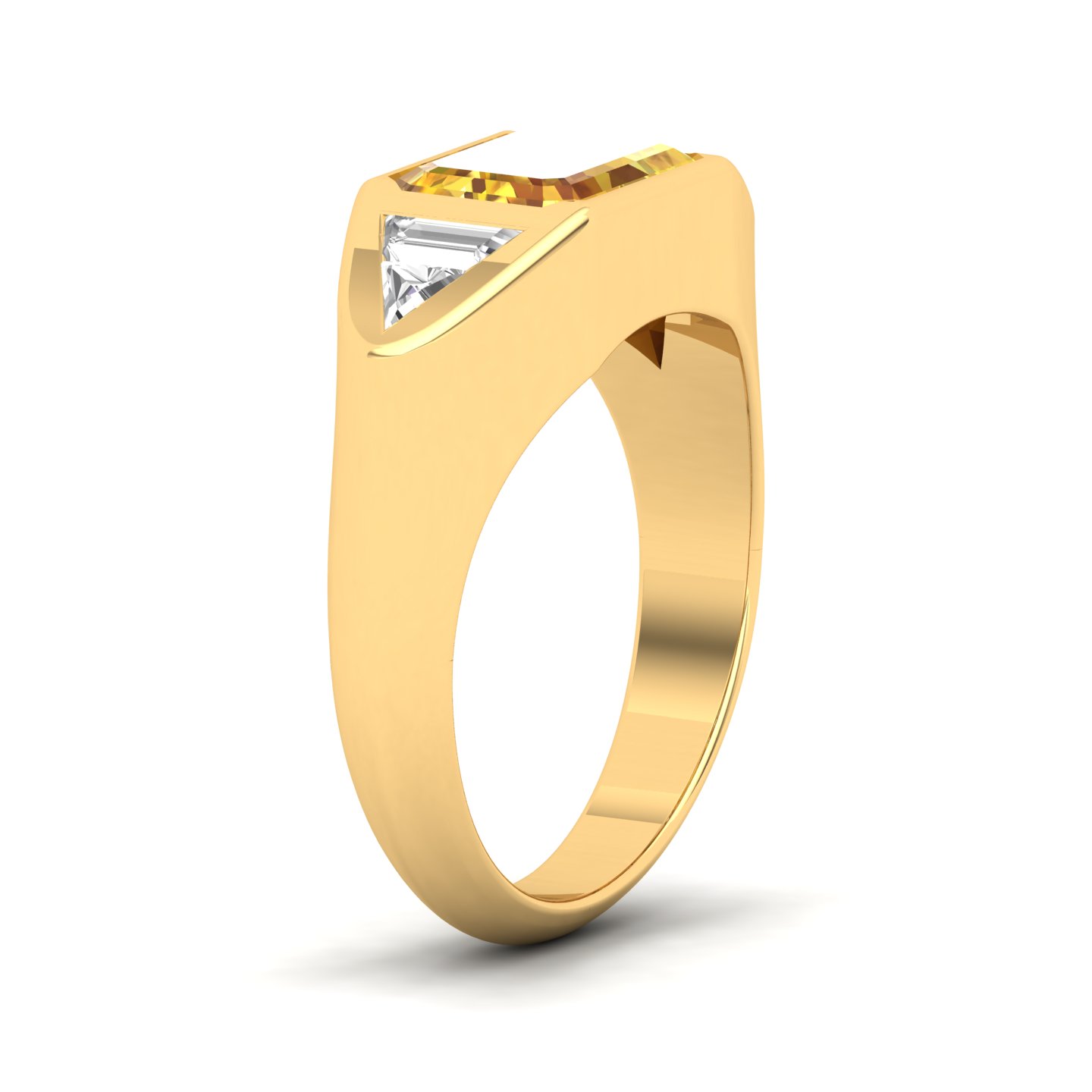 Prism of Grace Yellow Sapphire Ring