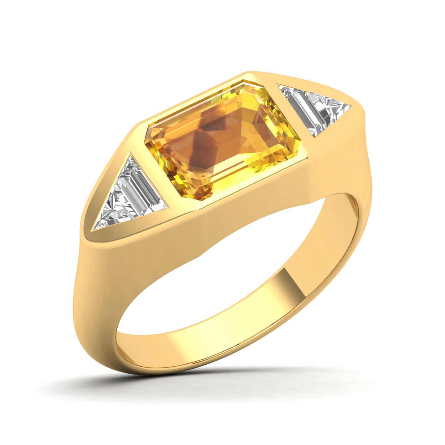 Prism of Grace Yellow Sapphire Ring