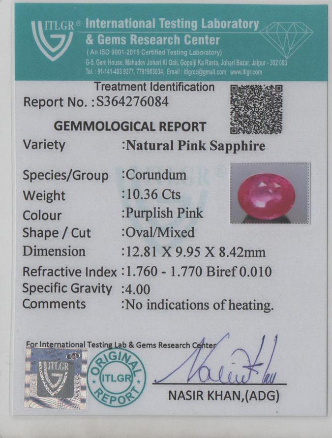 Natural Ruby - 10.36 Carat