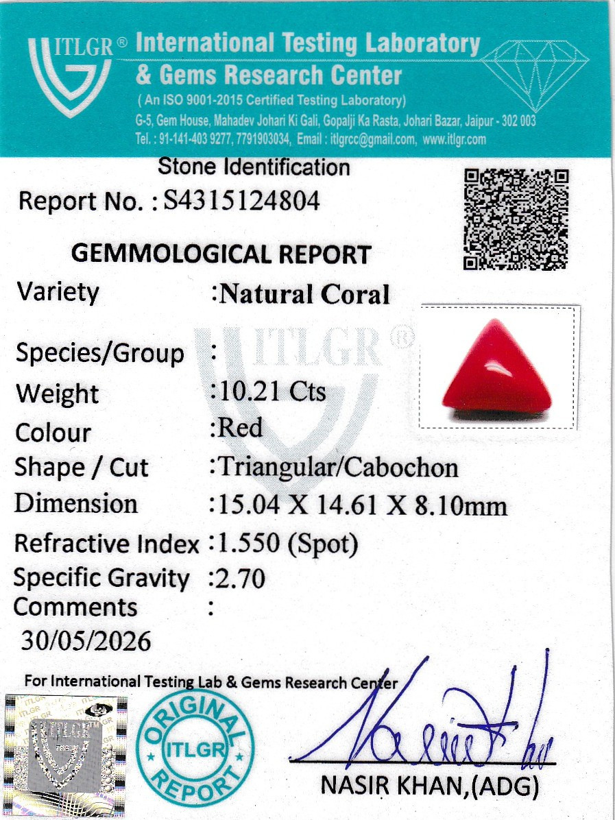 Red Coral - 10.21 Carat