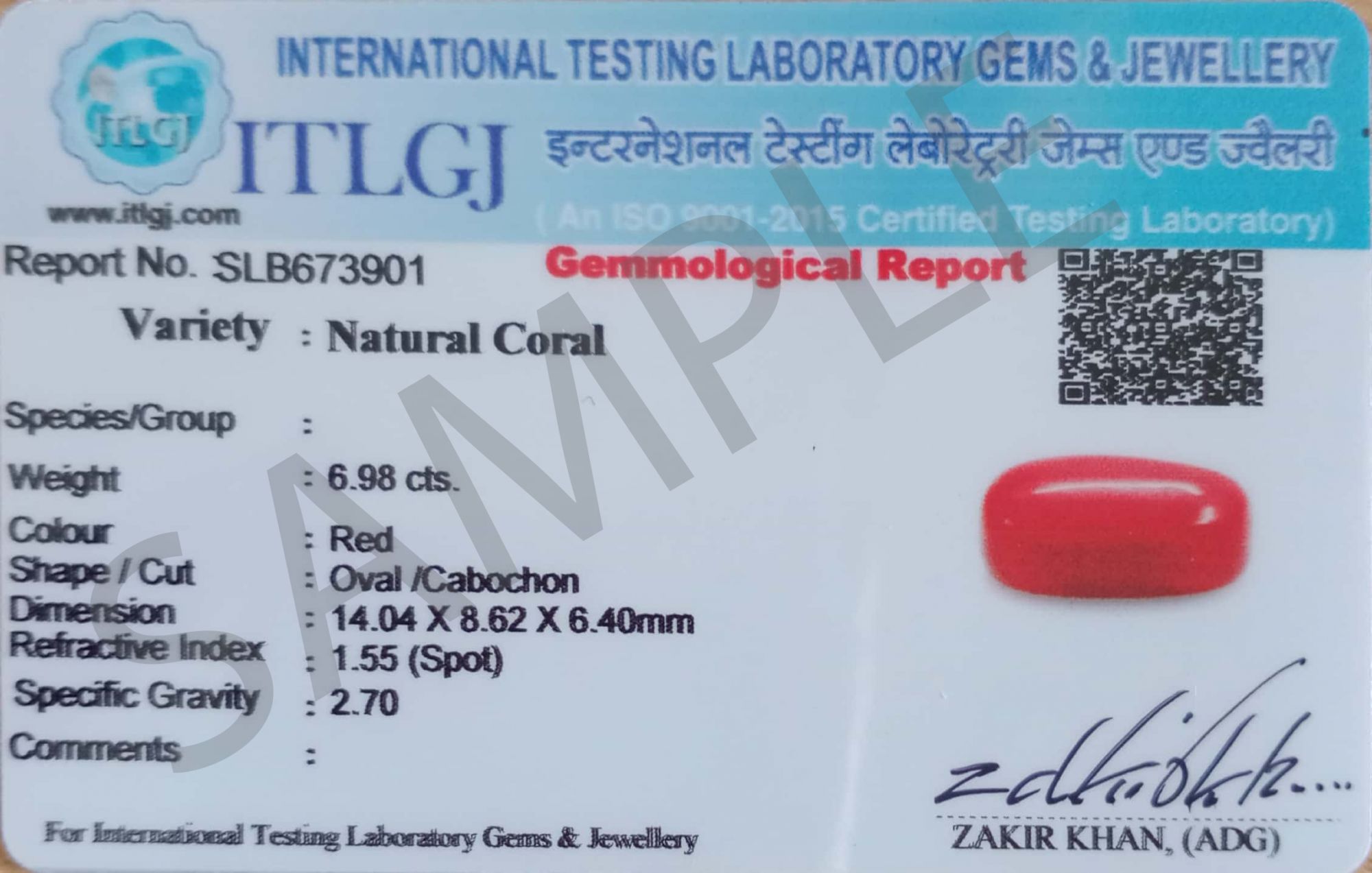 Red Coral - 10.02 Carat