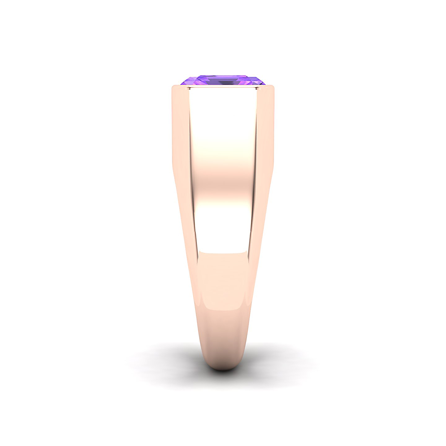 Regal Amethyst Gold Rings