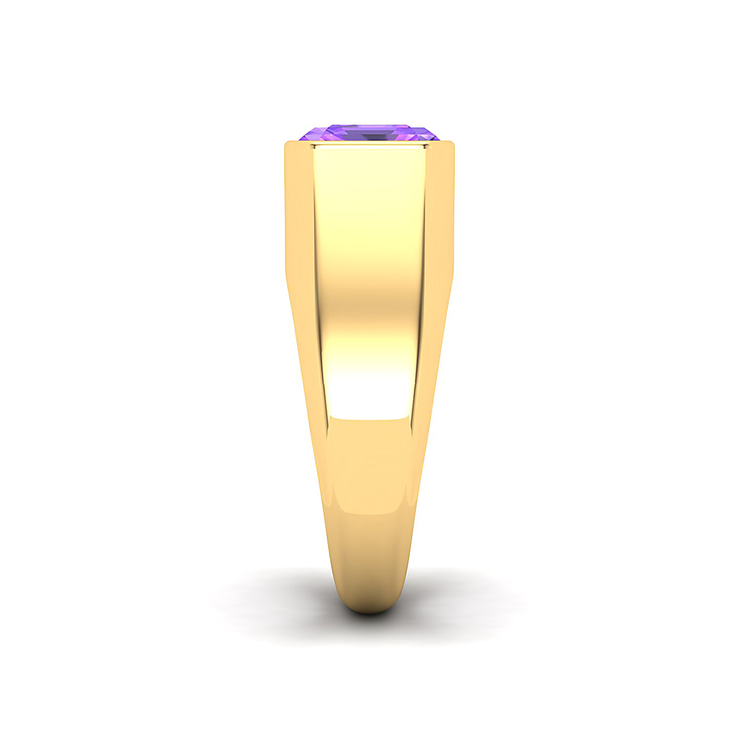 Regal Amethyst Gold Rings