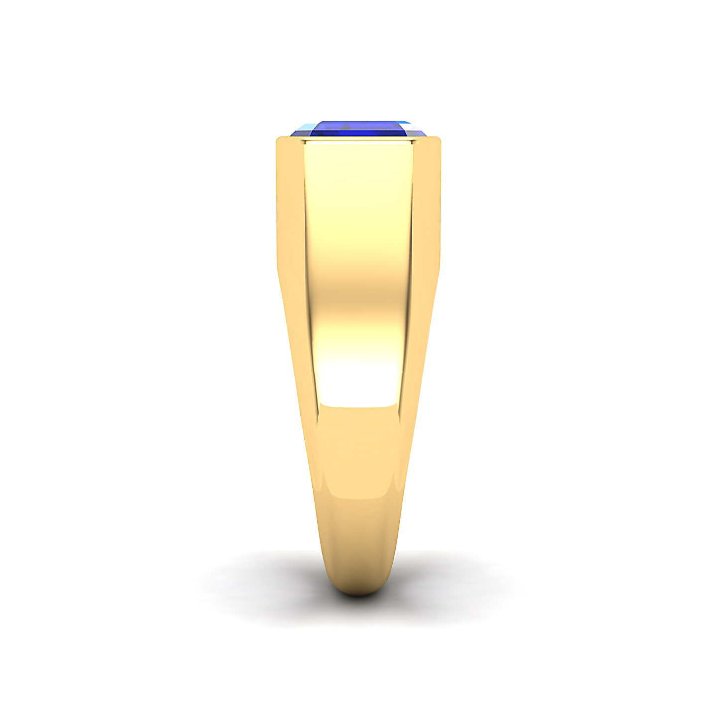 Regal Blue Sapphire Gold Rings