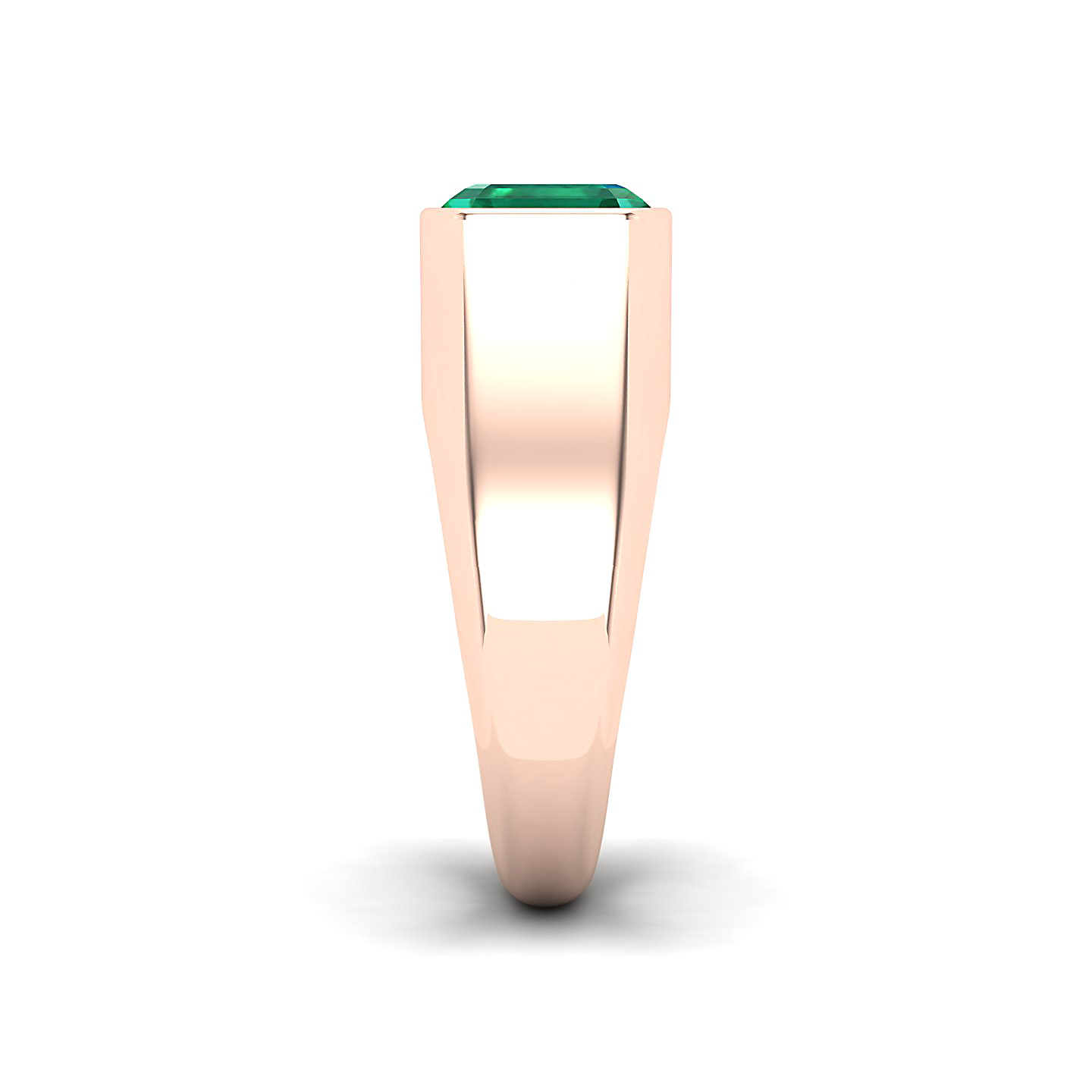 Regal Emerald Gold Rings