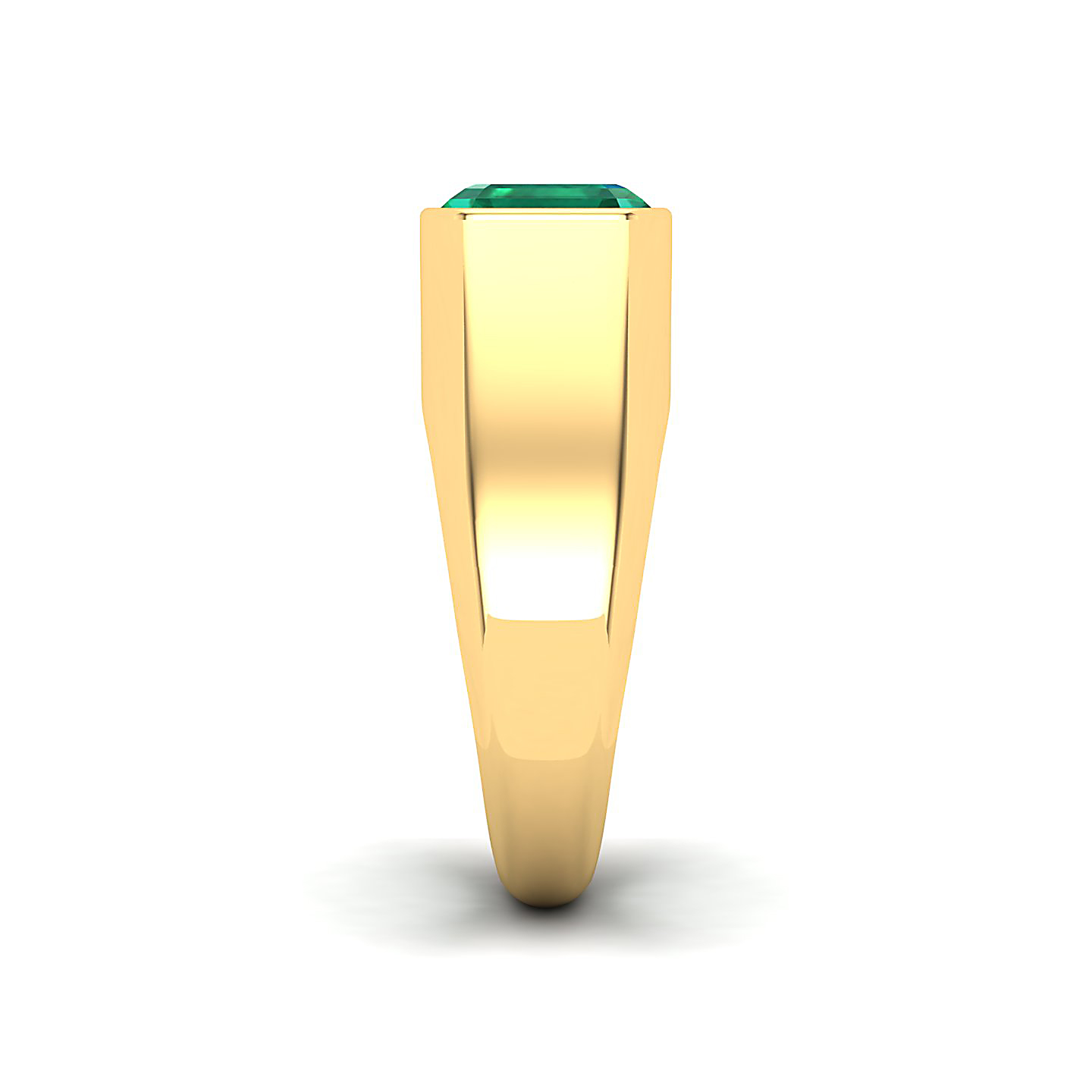 Regal Emerald Gold Rings