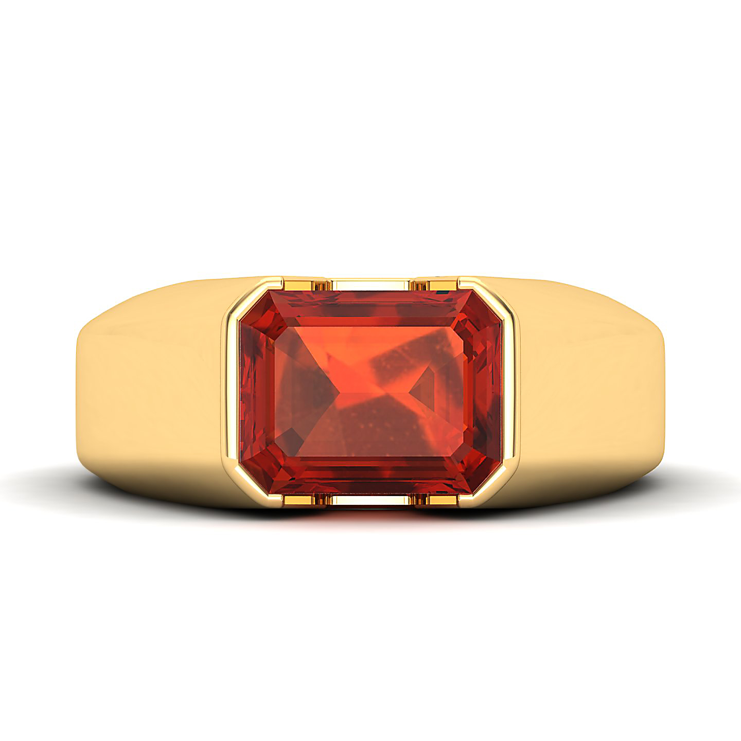 Regal Hessonite Gold Rings
