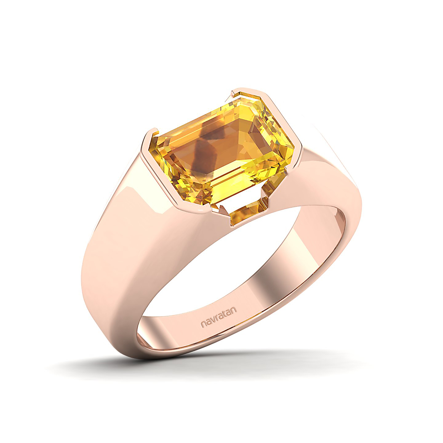 Regal Yellow Sapphire Gold Ring