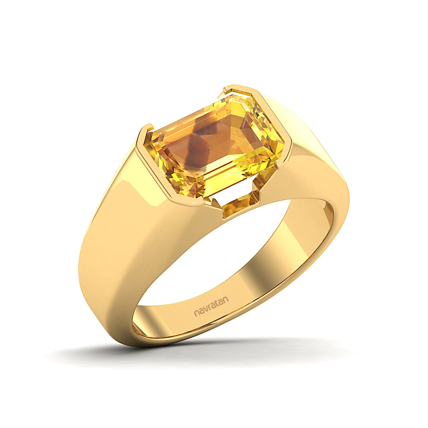 Regal Yellow Sapphire Gold Ring