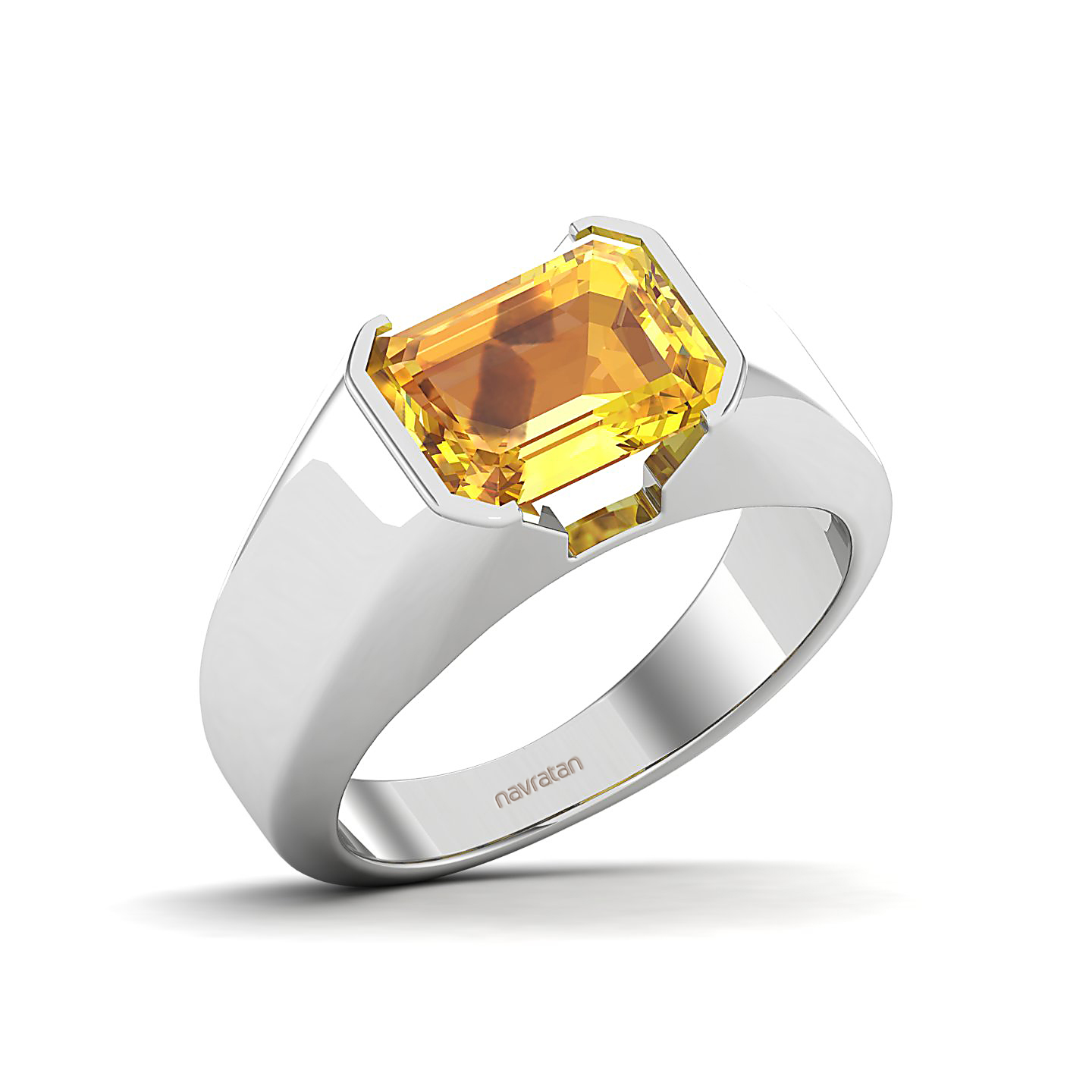 Regal Yellow Sapphire Gold Ring