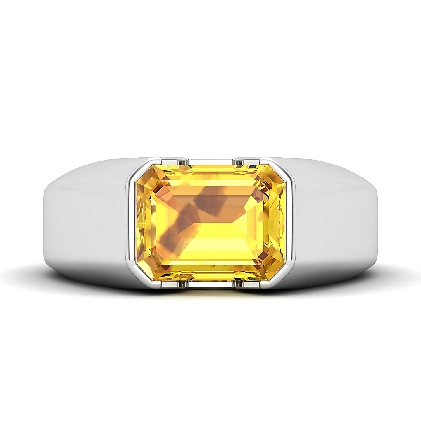 Regal Yellow Sapphire Gold Ring