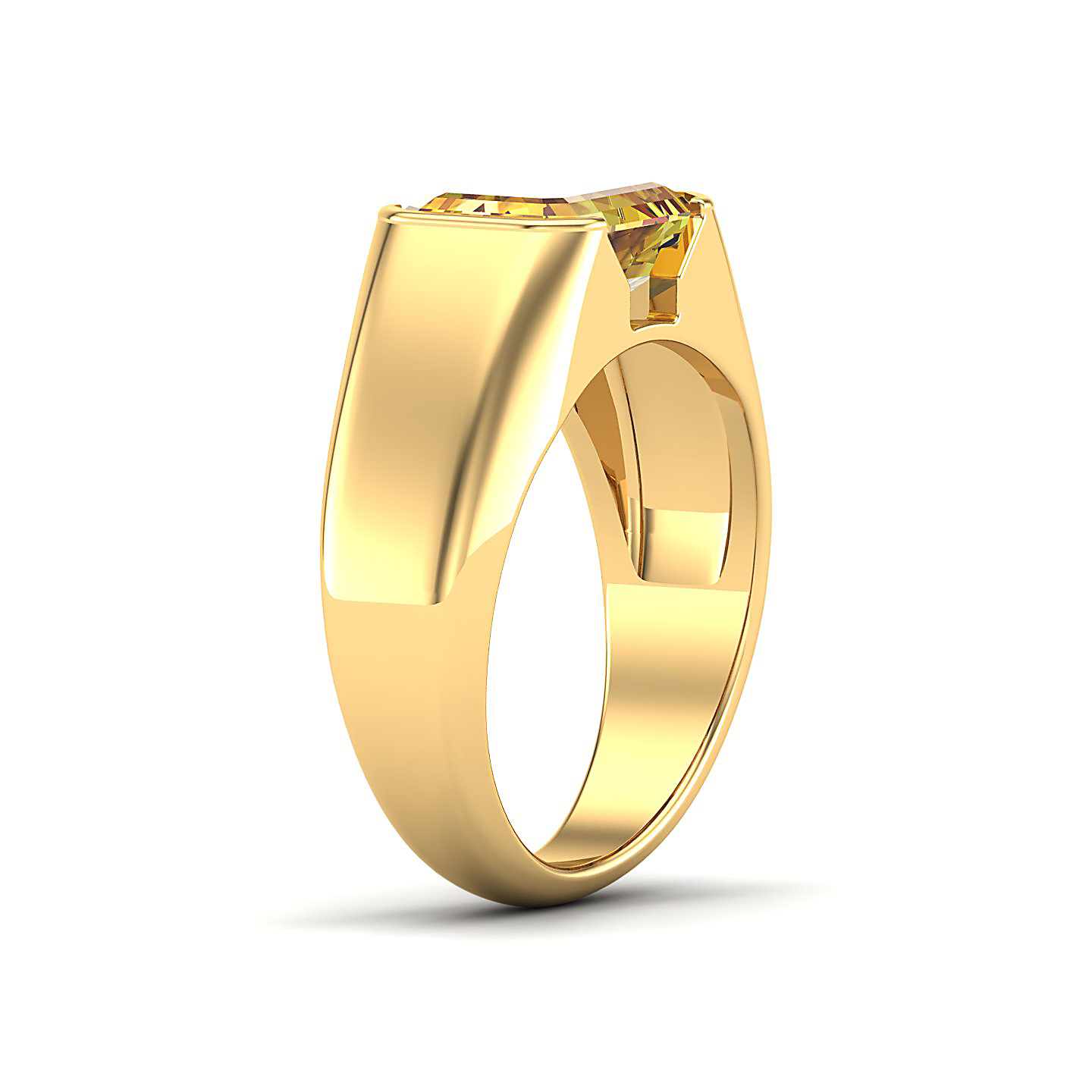 Regal Yellow Sapphire Gold Ring