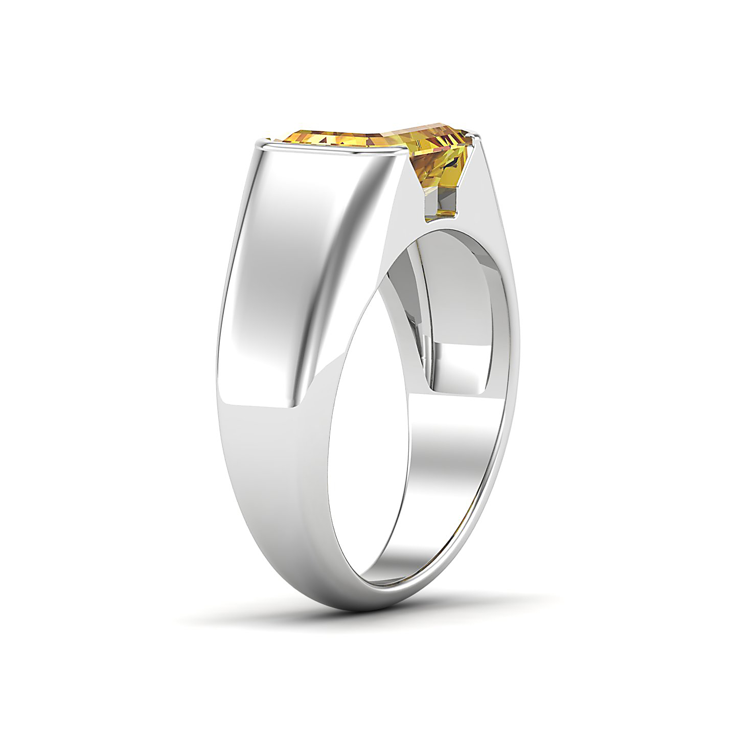 Regal Yellow Sapphire Gold Ring