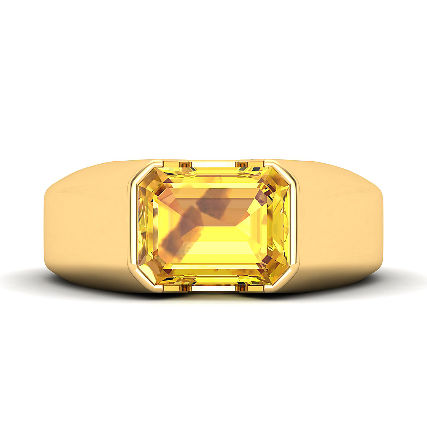 Regal Yellow Sapphire Gold Ring