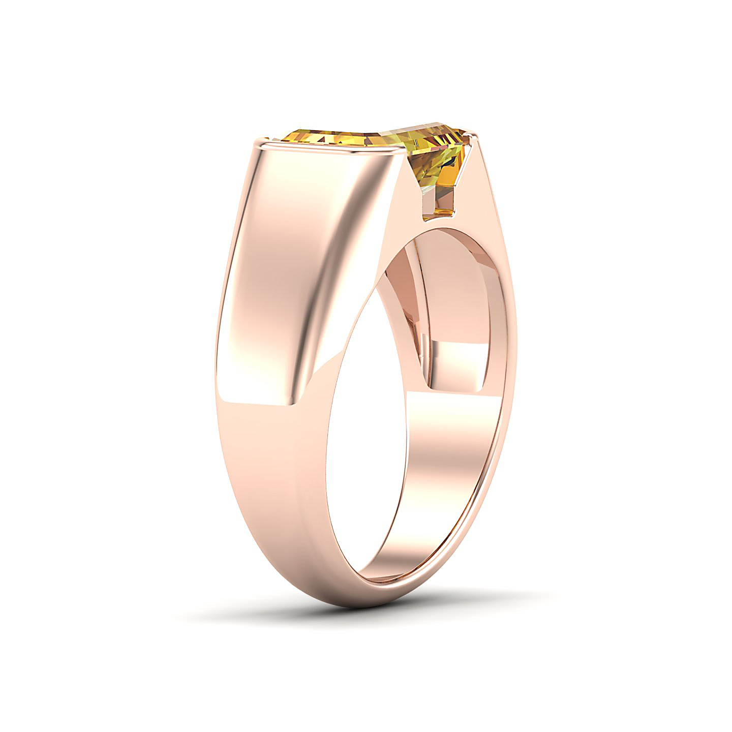 Regal Yellow Sapphire Gold Ring