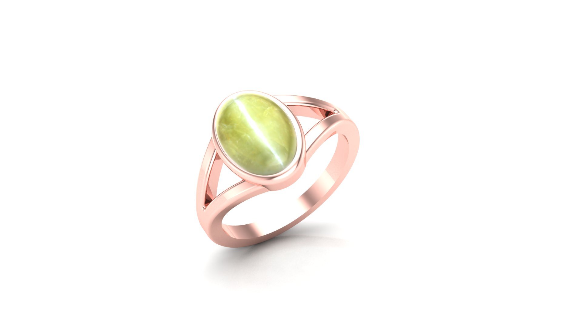 Double Shoulder Rose Gold Ring
