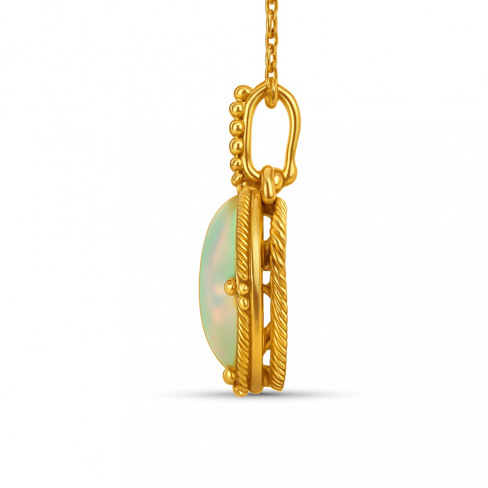 Royal Teardrop Opal Pendant
