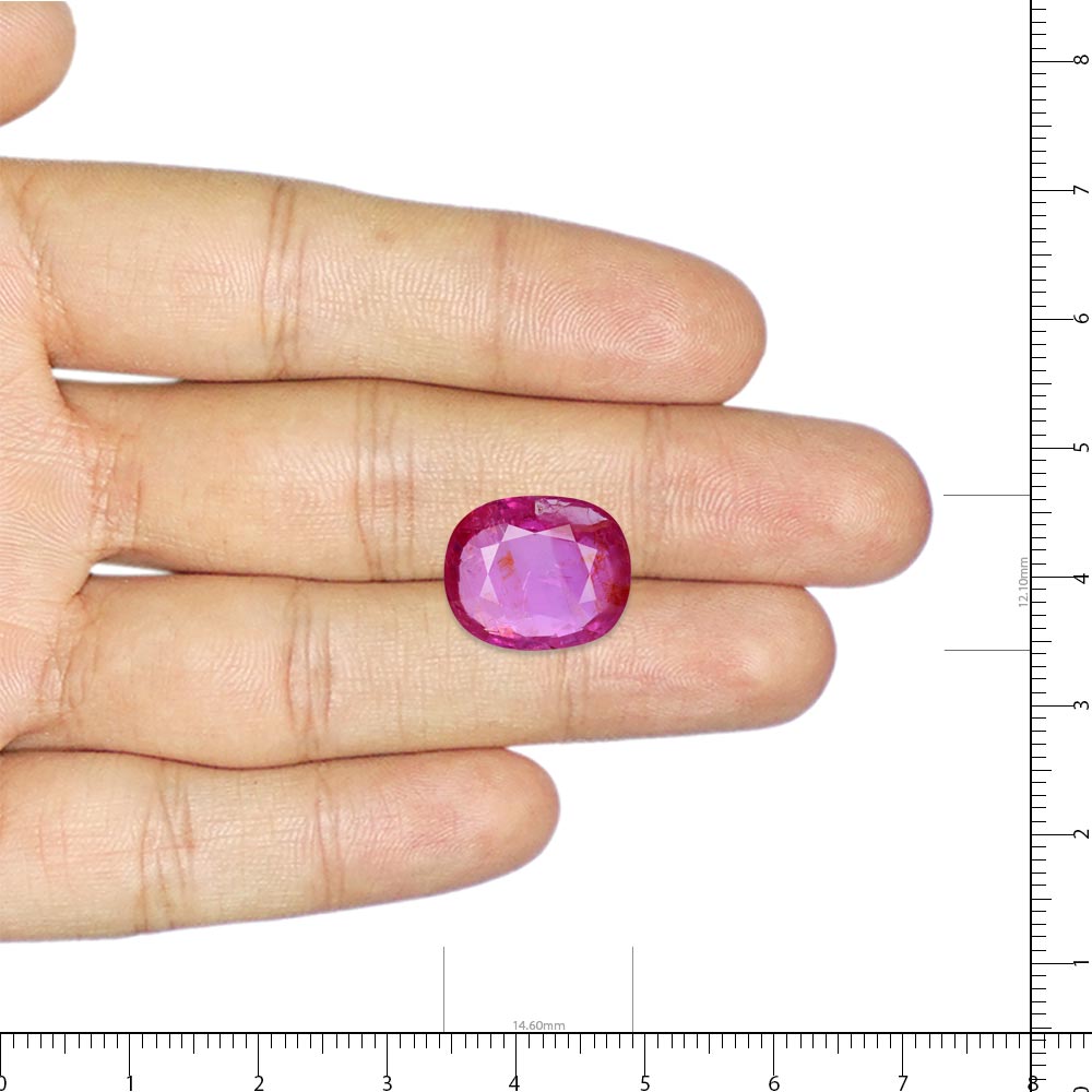 Natural Burma Ruby - 9.76 Carat