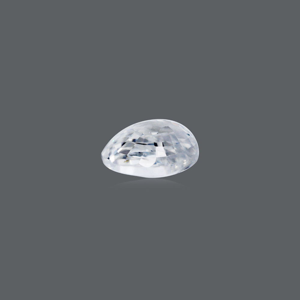 White Zircon - 6.83 Carat