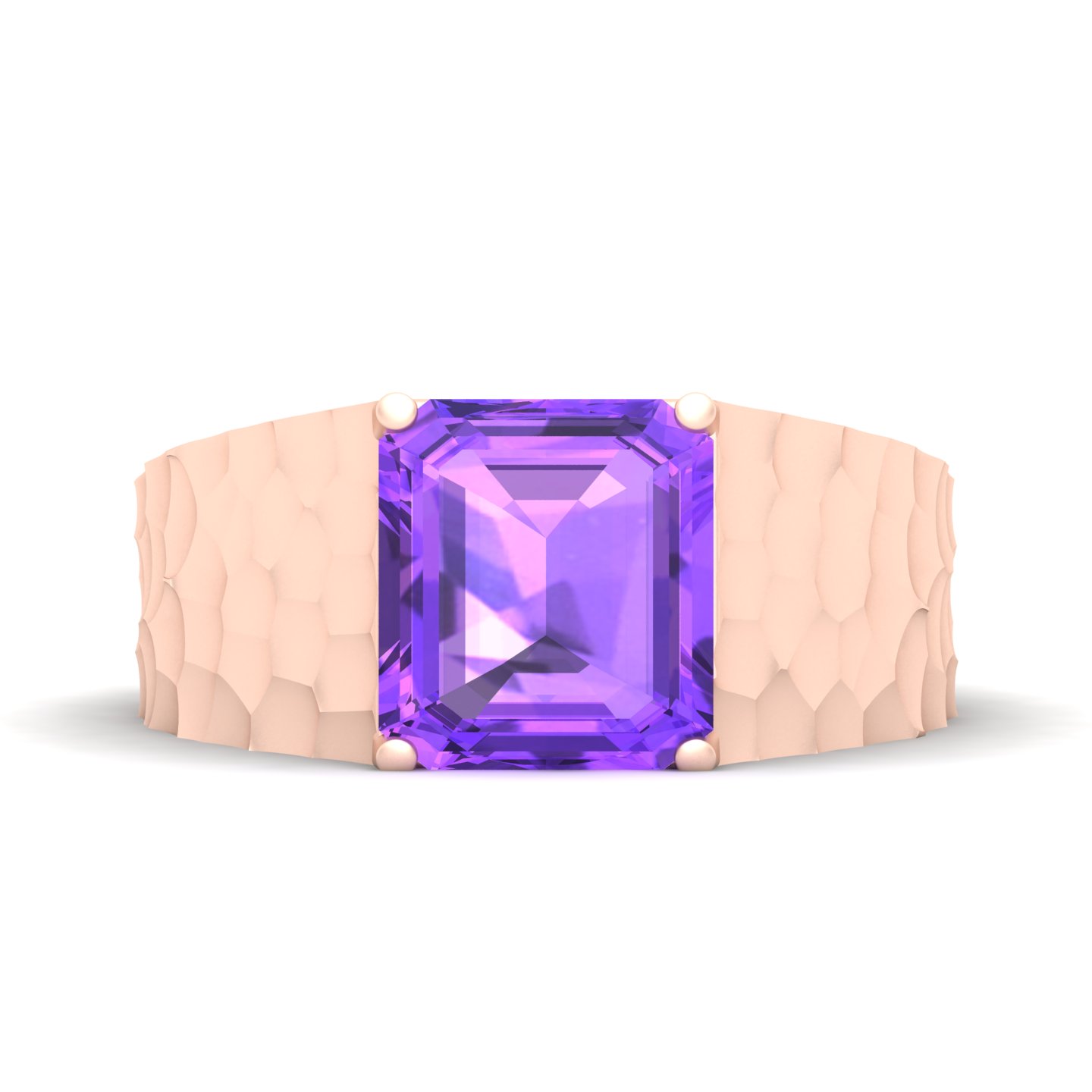 Solitaire Marvel Amethyst Ring